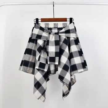 Irregular Skirt Women For Spring 2020 Summer Plaid Skirt For Students High Waist Short Skirt Femme High Waist Skirt Women Mujer 
Irregular Skirt Women For Spring 2020 Summer Plaid Skirt For Students High Waist Short Skirt Femme High Waist Skirt Women Mujer
