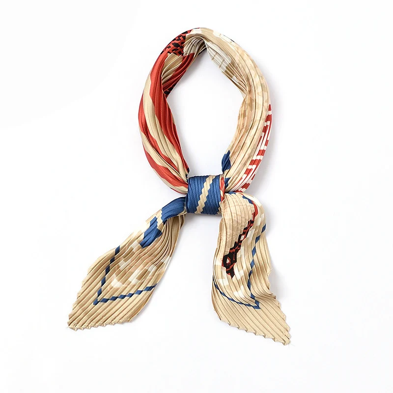 2020 New Square Color matching Crinkle Silk Scarf For Women Crumple Neck Wear Pleated Handkerchief Foulard Femme Bandana
2020 New Square Color matching Crinkle Silk Scarf For Women Crumple Neck Wear Pleated Handkerchief Foulard Femme Bandana