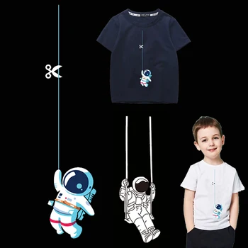 Astronaut Iron on Transfers for Clothes Patch Thermo Heat Ironing Applique Transfer Stripe For Kids Space Planet Vinyl Stickers
Astronaut Iron on Transfers for Clothes Patch Thermo Heat Ironing Applique Transfer Stripe For Kids Space Planet Vinyl Stickers