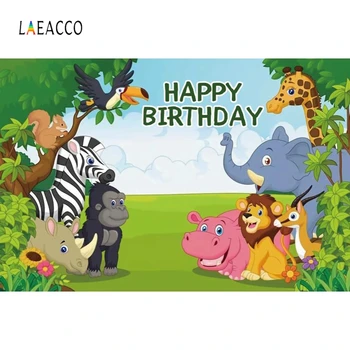 Laeacco Jungle Forest Safari Party Photography Backgrounds Photo Backdrops Animals Trees Birthday Photophone For Baby Photozone 
Laeacco Jungle Forest Safari Party Photography Backgrounds Photo Backdrops Animals Trees Birthday Photophone For Baby Photozone
