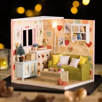Mini Assemble DIY Good Time Dollhouse Model Kits Toys for Birthday Gift Cottage Warm Series Cottage Puzzle Building Block
Mini Assemble DIY Good Time Dollhouse Model Kits Toys for Birthday Gift Cottage Warm Series Cottage Puzzle Building Block