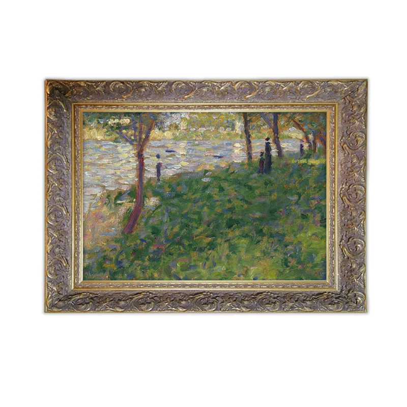 Framed Georges Seurat landsccape with figures framed wall art with Easy Assemble DIY Wood Frame
Framed Georges Seurat landsccape with figures framed wall art with Easy Assemble DIY Wood Frame