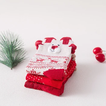 1 Pair Women's Winter Socks Thicken Cotton Christmas Gift Warm Soft Comfortable Winter Socks Red Color Cartoon Mid Tube Socks
1 Pair Women's Winter Socks Thicken Cotton Christmas Gift Warm Soft Comfortable Winter Socks Red Color Cartoon Mid Tube Socks