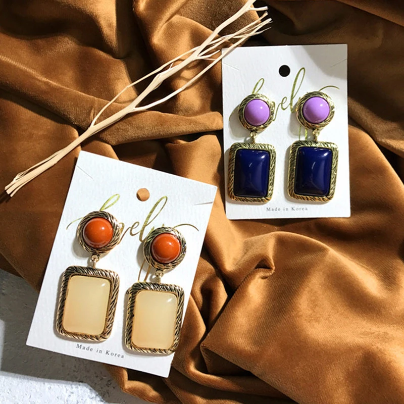 Large Geometric Drop Earrings For Women Vintage Bijoux Gold Statement Earings Female Wedding Engagement Jewelry Accessories 2019
Large Geometric Drop Earrings For Women Vintage Bijoux Gold Statement Earings Female Wedding Engagement Jewelry Accessories 2019