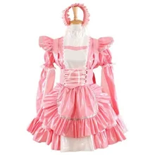 Pink High Shoulder Bow Ribbon Bubble Sleeve PVC Maid Dress Role Play Costume Customization
Pink High Shoulder Bow Ribbon Bubble Sleeve PVC Maid Dress Role Play Costume Customization