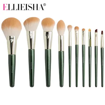 ELLIEISHA Green Makeup brushes set Professional Natural goat hair brushes Foundation Powder Contour Eyeshadow make up brushes
ELLIEISHA Green Makeup brushes set Professional Natural goat hair brushes Foundation Powder Contour Eyeshadow make up brushes
