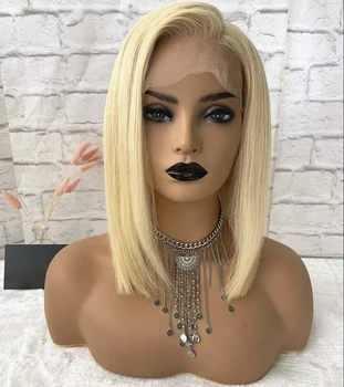 13x4 Lace Front Wigs 613 Blonde Wigs Short Bob Human Hair Wigs For Black Women Silky Straight Lace Wigs
13x4 Lace Front Wigs 613 Blonde Wigs Short Bob Human Hair Wigs For Black Women Silky Straight Lace Wigs
