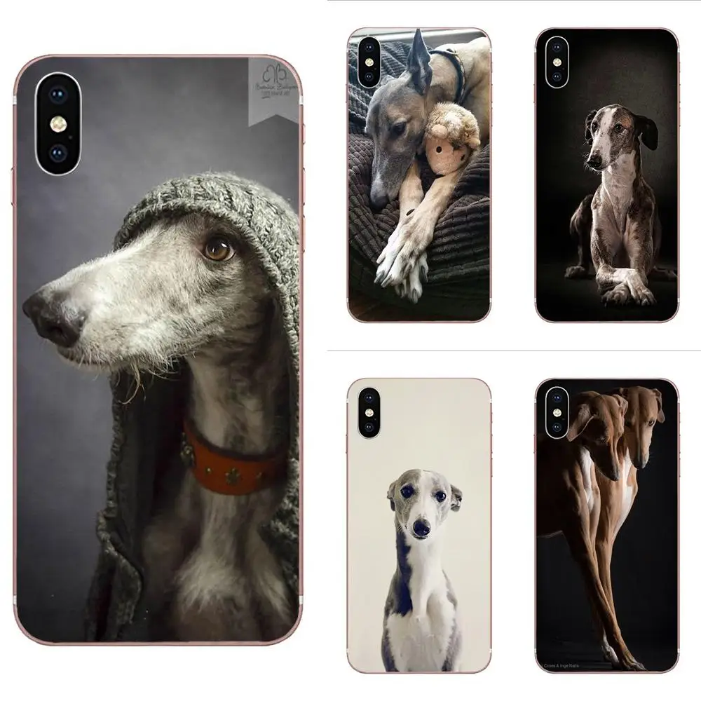 For Xiaomi Mi3 Mi4 Mi4C Mi4i Mi5 Mi 5S 5X 6 6X 8 SE Pro Lite A1 Max Mix 2 Note 3 4 Soft Art Print Galgo Greyhound Dog | Мобильные