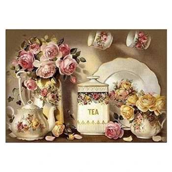 Full Round Diamond DIY Diamond Painting "Flower Teapot Scenery" Embroidery Cross Stitch Home Decor
Full Round Diamond DIY Diamond Painting "Flower Teapot Scenery" Embroidery Cross Stitch Home Decor