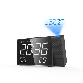 Digital Alarm Clock Time Projector Projection Snooze Temperature And Humidity Display Electronic Fm Radio Desk Table Led Clocks
Digital Alarm Clock Time Projector Projection Snooze Temperature And Humidity Display Electronic Fm Radio Desk Table Led Clocks