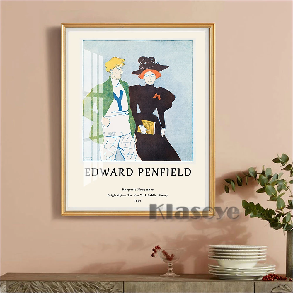 Edward Penfield Character Illustrator Art Prints Poster Harper's November Wall Hanging Canvas Painting Minimalist Home Decor
Edward Penfield Character Illustrator Art Prints Poster Harper's November Wall Hanging Canvas Painting Minimalist Home Decor
