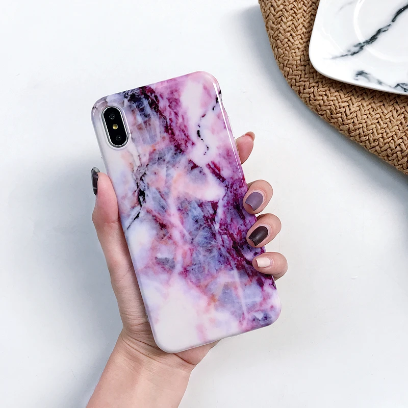 Luxury Marble Silicone Phone Case For iphone 8 7 Plus XR Case On For iphone X XS Max 6 6S Plus Case Soft TPU Back Cover Shell
Luxury Marble Silicone Phone Case For iphone 8 7 Plus XR Case On For iphone X XS Max 6 6S Plus Case Soft TPU Back Cover Shell