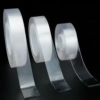 New 1/3/5m Reusable Double-Sided Adhesive Nano Traceless Tape Removable Sticker Washable Adhesive Loop Disks Tie Glue Gadget
New 1/3/5m Reusable Double-Sided Adhesive Nano Traceless Tape Removable Sticker Washable Adhesive Loop Disks Tie Glue Gadget