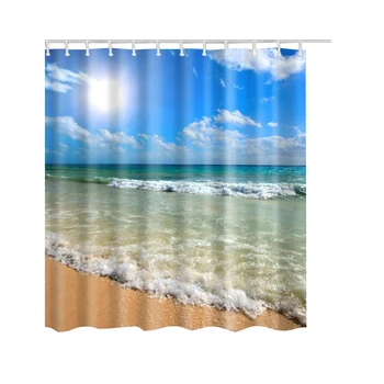 Sun Beach Bathroom Decor Mildew Resistant Hotel Accessories Fashion Modern Square Durable With Hooks Bath Shower Curtain Home
Sun Beach Bathroom Decor Mildew Resistant Hotel Accessories Fashion Modern Square Durable With Hooks Bath Shower Curtain Home