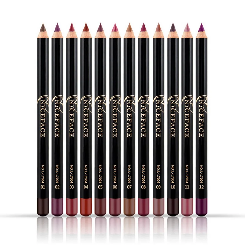 12 Colors Lip Pencils Matte Lipliner Waterproof Smooth Colorful Silk Nude Lipstick Pen Long Lasting Pigments Lip Makeup
12 Colors Lip Pencils Matte Lipliner Waterproof Smooth Colorful Silk Nude Lipstick Pen Long Lasting Pigments Lip Makeup