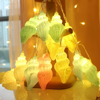 INS Decoration 10 Lights Led Crack Conch Lighting Chain Christmas Festival Nordic Home Color Lighting Chain Lights
INS Decoration 10 Lights Led Crack Conch Lighting Chain Christmas Festival Nordic Home Color Lighting Chain Lights