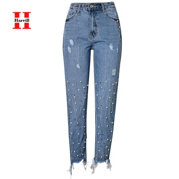 Tassel Skinny Pants For Women Jeans Vintage Beading Decoration Ripped Jeans Women High Waist Denim Pants Pantalones De Mujer
Tassel Skinny Pants For Women Jeans Vintage Beading Decoration Ripped Jeans Women High Waist Denim Pants Pantalones De Mujer