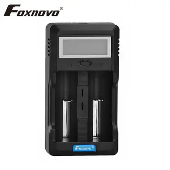 

Foxnovo F-2 2-Slots Li-ion Ni-MH Ni-CD Portable Intelligent Battery Charger LCD Power Chargers with Capacity Testing Car Adapter