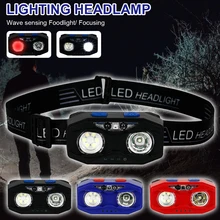 Outdoor Headlamp USB Rechargeable Portable Headlight 4 Modes Sensor Lightweight Waterproof Flashing Light Torch Camping Cycling
Outdoor Headlamp USB Rechargeable Portable Headlight 4 Modes Sensor Lightweight Waterproof Flashing Light Torch Camping Cycling