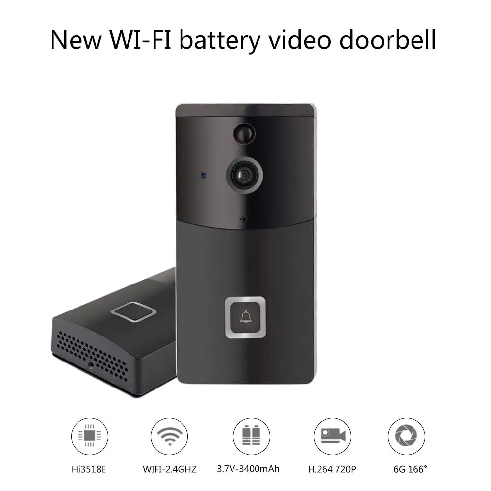 Wifi Smart Video Doorbell For GAKOV B10 Mobile Phone APP Remote Viewing Intercom For Door Home 720P Night Vision Video Doorbell
Wifi Smart Video Doorbell For GAKOV B10 Mobile Phone APP Remote Viewing Intercom For Door Home 720P Night Vision Video Doorbell