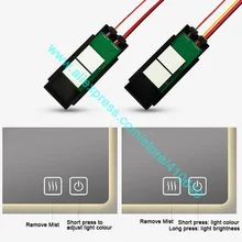 NEW ARRIVAL Double Key LED Mirror Touch Sensor Switch to Remove Mist Adjust Brightness and Colour of Light Blue White Back Light
NEW ARRIVAL Double Key LED Mirror Touch Sensor Switch to Remove Mist Adjust Brightness and Colour of Light Blue White Back Light