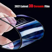 

2021 Latest Ceramic Film For Samsung Galaxy A91 A90 A81 A80 A71 A72 A52 A02 Screen Protector M51 M21 S10Lite Soft Film Not Glass