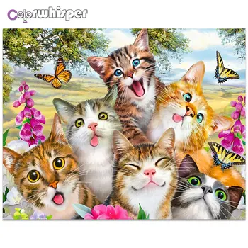Diamond Painting Full Square/Round Cute Smiling Cats Lovely Picture Mosaic Rhinestone Embroidery Crystal Cross Stitch Decor L048
Diamond Painting Full Square/Round Cute Smiling Cats Lovely Picture Mosaic Rhinestone Embroidery Crystal Cross Stitch Decor L048