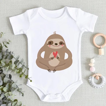 Cute Cartoon Alpaca Sloth Printing Newborn Clothes Harajuku Funny Graphic Toddler Bodysuit Fashion Daily Romper Ropa De Debe
Cute Cartoon Alpaca Sloth Printing Newborn Clothes Harajuku Funny Graphic Toddler Bodysuit Fashion Daily Romper Ropa De Debe