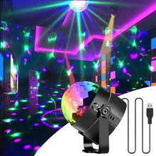RGB Disco Ball Party Lights Rotating DJ Disco Light LED Projector Stage Lamp Strobe Led Dj Party Lights New Year Entertainment
RGB Disco Ball Party Lights Rotating DJ Disco Light LED Projector Stage Lamp Strobe Led Dj Party Lights New Year Entertainment