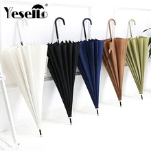 Yesello Одноцветный зонт мужской сильный ветрозащитный