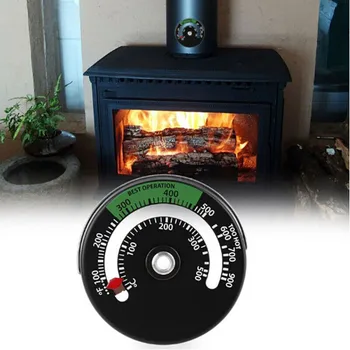 Stove Fireplace thermometer Fire Place Temperature Aluminum alloy Oven