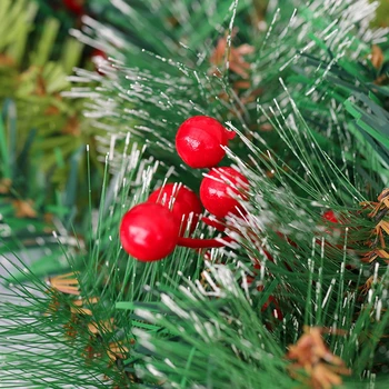 1pcs Christmas Wreath PVC Mixed Wreath Hanging Ornaments Pine Cone Red Fruit Decorative Christmas Party Home Door Decoration
1pcs Christmas Wreath PVC Mixed Wreath Hanging Ornaments Pine Cone Red Fruit Decorative Christmas Party Home Door Decoration