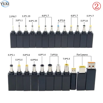 YuXi Laptop PD Power Adapter DC Plug USB Type-C Female to 5.5*2.1 5.5*2.5mm 7.4x5.0 Male Jack Converter for Lenovo Asus HP Dell 
YuXi Laptop PD Power Adapter DC Plug USB Type-C Female to 5.5*2.1 5.5*2.5mm 7.4x5.0 Male Jack Converter for Lenovo Asus HP Dell