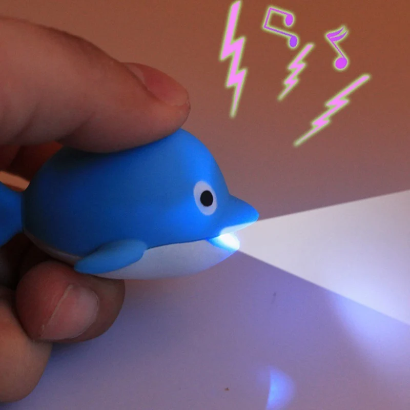 New Creative LED Flashlight Sound Dolphin Pendant Key Chain Lovely Animals Keyrings For Car Key Holder Accessories
New Creative LED Flashlight Sound Dolphin Pendant Key Chain Lovely Animals Keyrings For Car Key Holder Accessories
