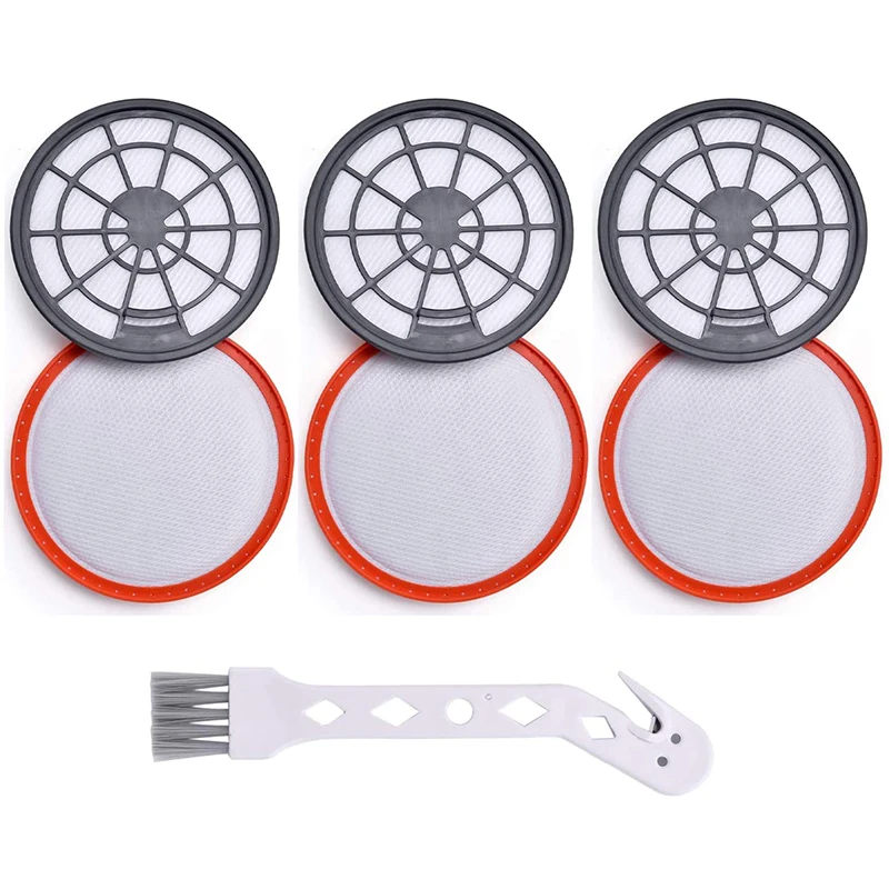 3 Pack Type 95 Filters Replacement Pre & Post Motor Filter Kit for Vax Air Compact Series Upright Vacuum Cleaners
3 Pack Type 95 Filters Replacement Pre & Post Motor Filter Kit for Vax Air Compact Series Upright Vacuum Cleaners