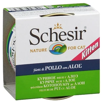 SCHESIR SCHESIR CAT KITTEN CHICKEN & ALOE for kittens with chicken and 85g Aloe
SCHESIR SCHESIR CAT KITTEN CHICKEN & ALOE for kittens with chicken and 85g Aloe