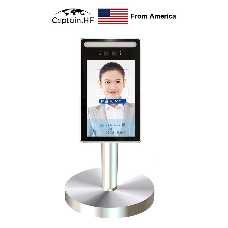 US Captain Face Recognition, Infrared Temperature Measurement Camera, Access Control System, Out - Door Intelligent Module
US Captain Face Recognition, Infrared Temperature Measurement Camera, Access Control System, Out - Door Intelligent Module