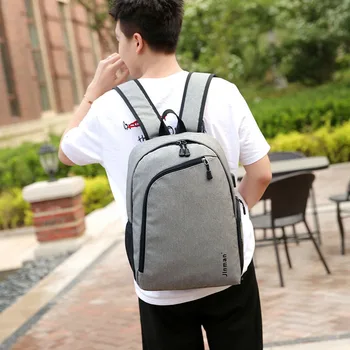 Computer bag large capacity Student Backpack USB convenient charging multi-functional Oxford cloth Backpack
Computer bag large capacity Student Backpack USB convenient charging multi-functional Oxford cloth Backpack