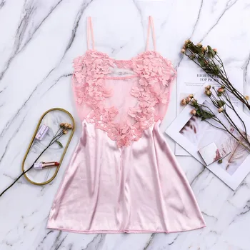 Nuisette Sexy Nightwear Pink Night Dress Women Sexy Nightgowns Summer Sexy Sleepwear Women ночная сорочка женскаяночная рубашка
Nuisette Sexy Nightwear Pink Night Dress Women Sexy Nightgowns Summer Sexy Sleepwear Women ночная сорочка женскаяночная рубашка