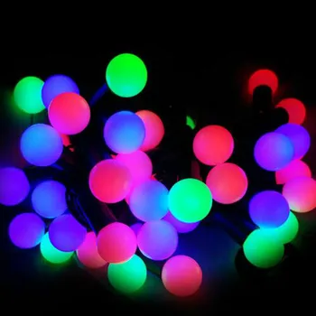 5/10M 50/100Led String Lights Black Wire Waterproof Globe Ball Fairy Lights Christmas Wedding Party outdoor garland decoration
5/10M 50/100Led String Lights Black Wire Waterproof Globe Ball Fairy Lights Christmas Wedding Party outdoor garland decoration