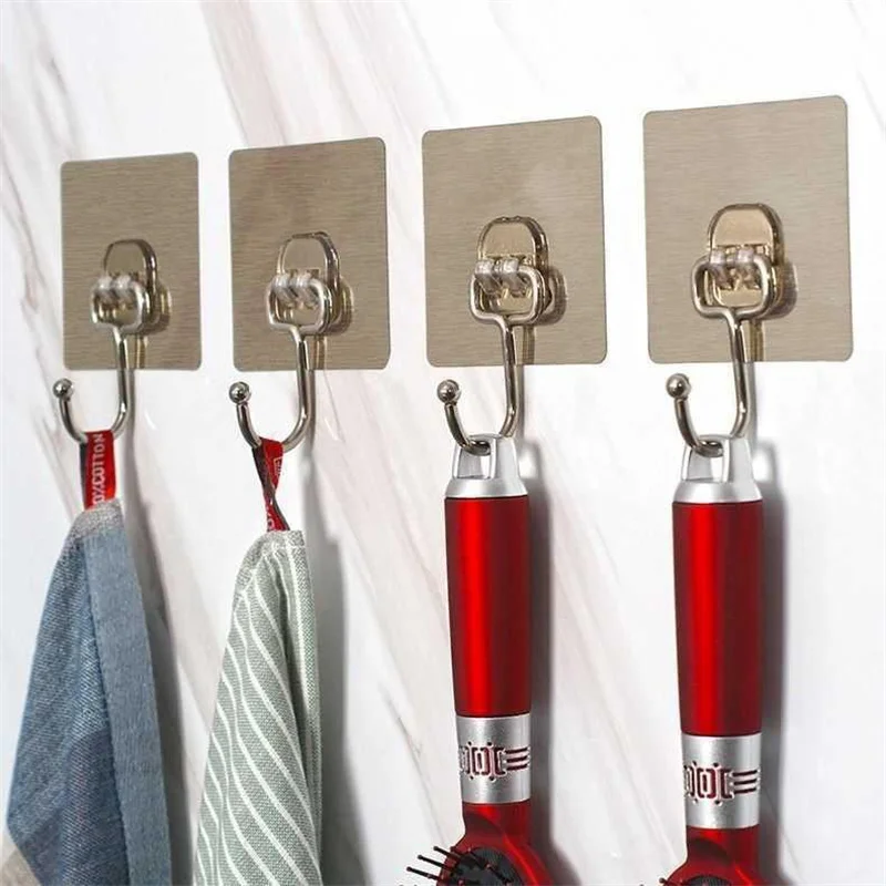 Wall Strong Hooks For Bathroom Bedroom Clothes Rack Storage Kitchen Organizer Wall-Mounted Multifunctional Housekeeper On Wall
Wall Strong Hooks For Bathroom Bedroom Clothes Rack Storage Kitchen Organizer Wall-Mounted Multifunctional Housekeeper On Wall