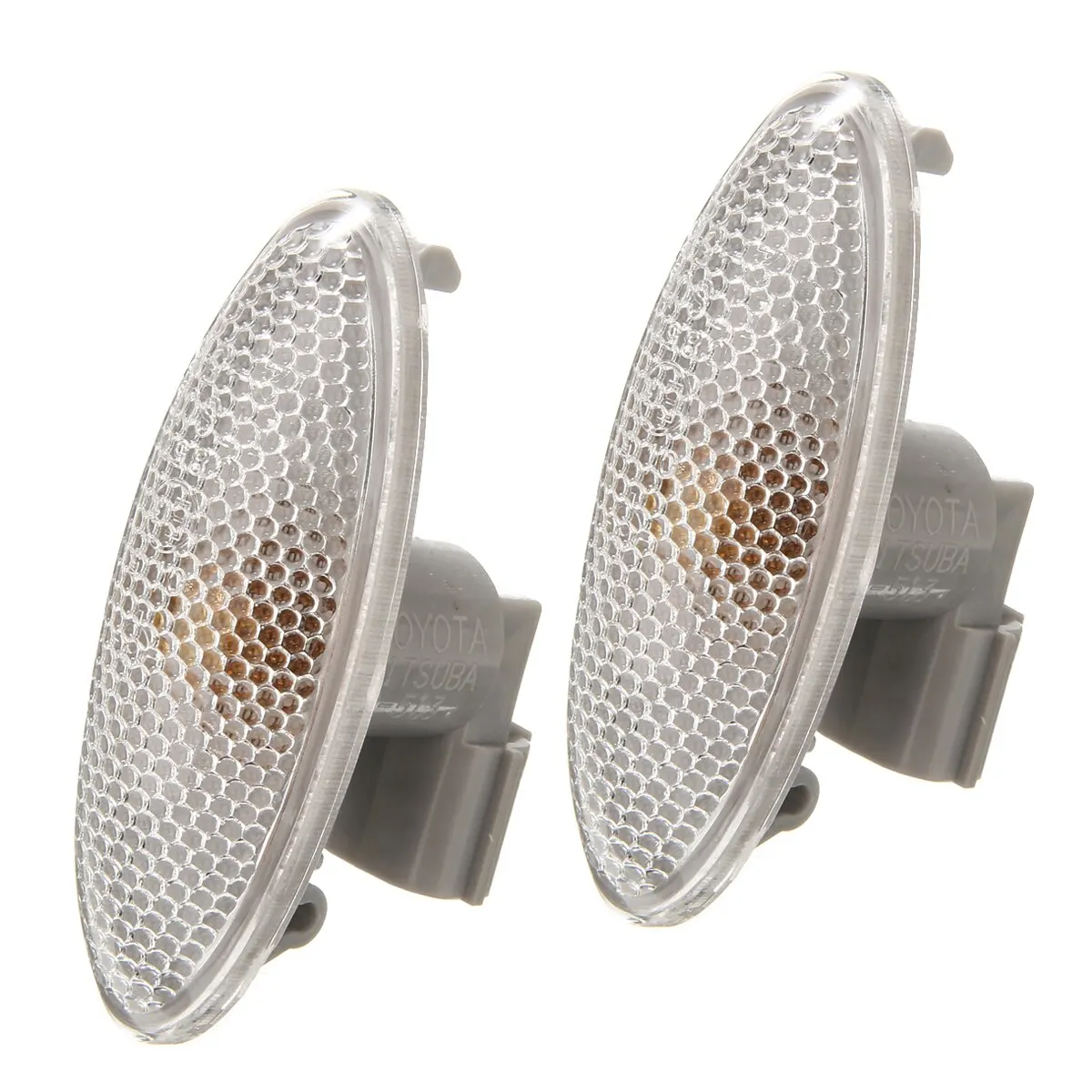 Mayitr 1pair Car Side Turn Signal Light Fender Lamps Amber Indicator Blub For Toyota Yaris RAV4 Auris Corolla