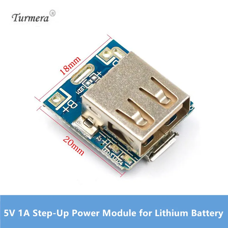 5V Step-Up Power Module Lithium Battery Charging Protection Board Boost Converter LED Turmera NEW
5V Step-Up Power Module Lithium Battery Charging Protection Board Boost Converter LED Turmera NEW