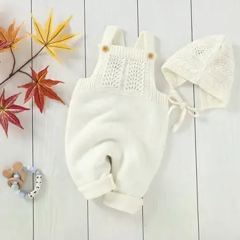 Baby Rompers Sleeveless Newborn Infant Kids Unisex Sweaters Jumpsuits Outfits Autumn Winter Warm Knitted Children's Clothes 2pcs
Baby Rompers Sleeveless Newborn Infant Kids Unisex Sweaters Jumpsuits Outfits Autumn Winter Warm Knitted Children's Clothes 2pcs