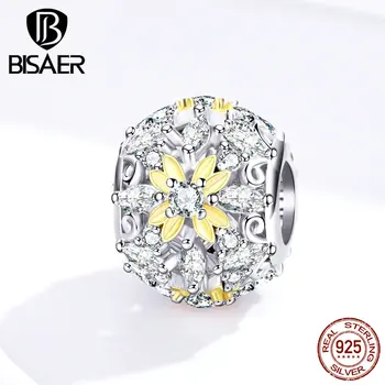 Fine Jewelry 925 Sterling Silver Shining Flower Life Beads Cubic Zircon Charms fit Women Bracelets DIY Jewelry Making ECC1333 
Fine Jewelry 925 Sterling Silver Shining Flower Life Beads Cubic Zircon Charms fit Women Bracelets DIY Jewelry Making ECC1333