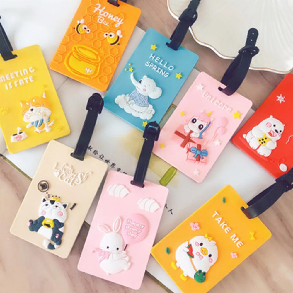New Fashion Suitcase Animal Luggage Tags ID Address Holder Luggage Label Travel Accessories
New Fashion Suitcase Animal Luggage Tags ID Address Holder Luggage Label Travel Accessories