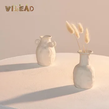 VILEAD 5 Styles Ceramic White Vase With Handle Nordic Modern Minimalist Hydroponic Vase Blanc Hotel Restaurant Home Decoration
VILEAD 5 Styles Ceramic White Vase With Handle Nordic Modern Minimalist Hydroponic Vase Blanc Hotel Restaurant Home Decoration
