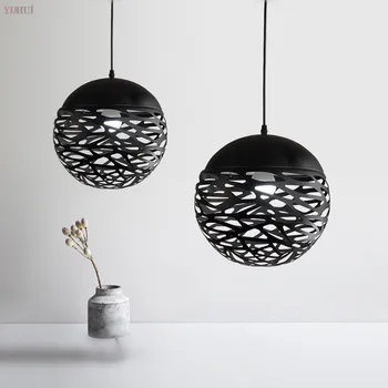 Modern LED pendant light iron Hollow out metal ball lamp living room bedroom shop bar contemporary lighting fixture decoration 
Modern LED pendant light iron Hollow out metal ball lamp living room bedroom shop bar contemporary lighting fixture decoration