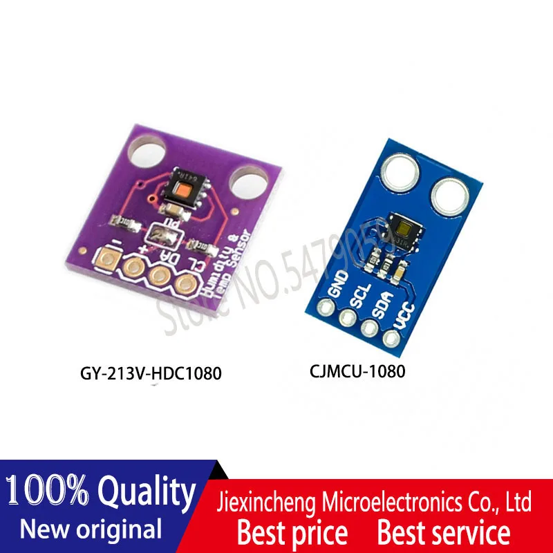 GY-213V-HDC1080 CJMCU-1080 High precision temperature and humidity sensor humidity temperature module
GY-213V-HDC1080 CJMCU-1080 High precision temperature and humidity sensor humidity temperature module