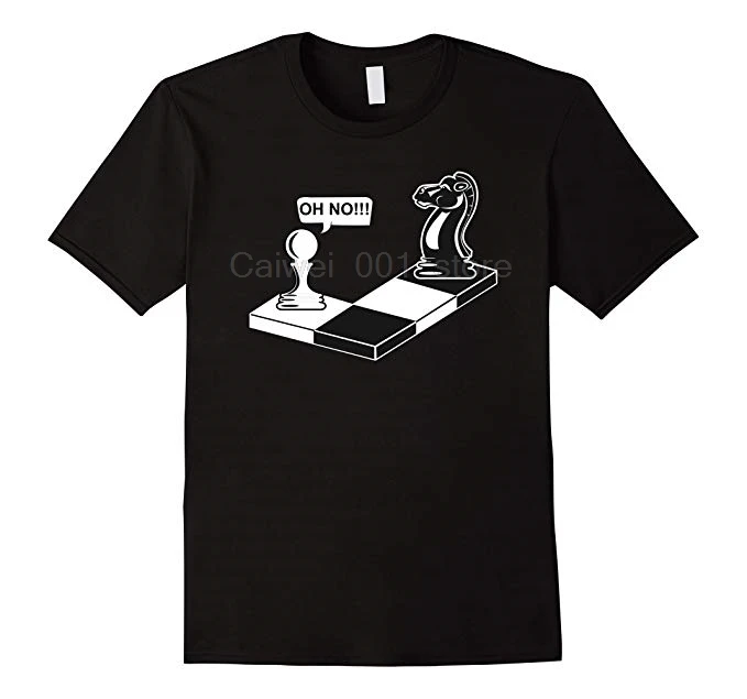 Men's T shirt Cartoon Fun T shirt Funny Chess Move Knight To Pawn Fashion summer T shirt
Men's T shirt Cartoon Fun T shirt Funny Chess Move Knight To Pawn Fashion summer T shirt